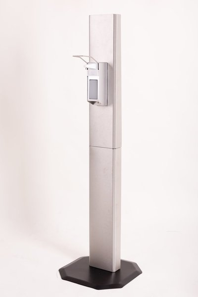 Hygiene-Tower mit Desinfektionsspender